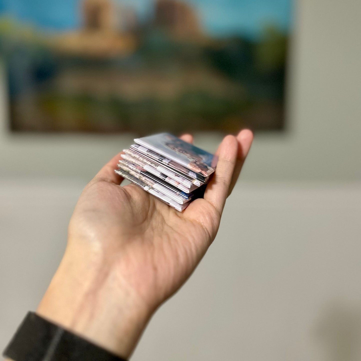 Set of 9 Custom Photo Magnets 2x2