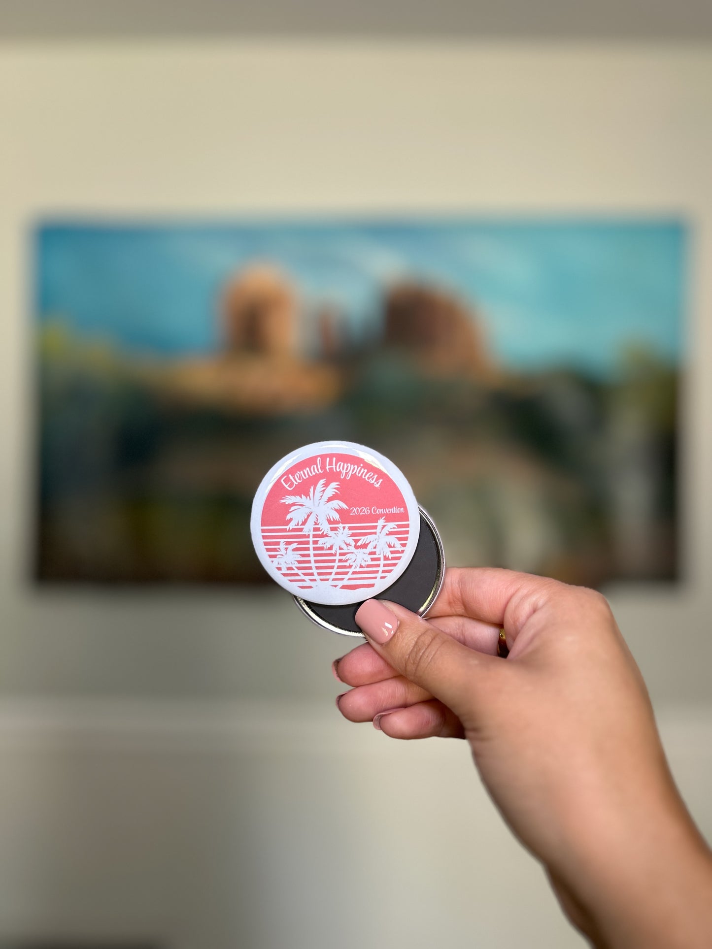 Convention Round Magnets