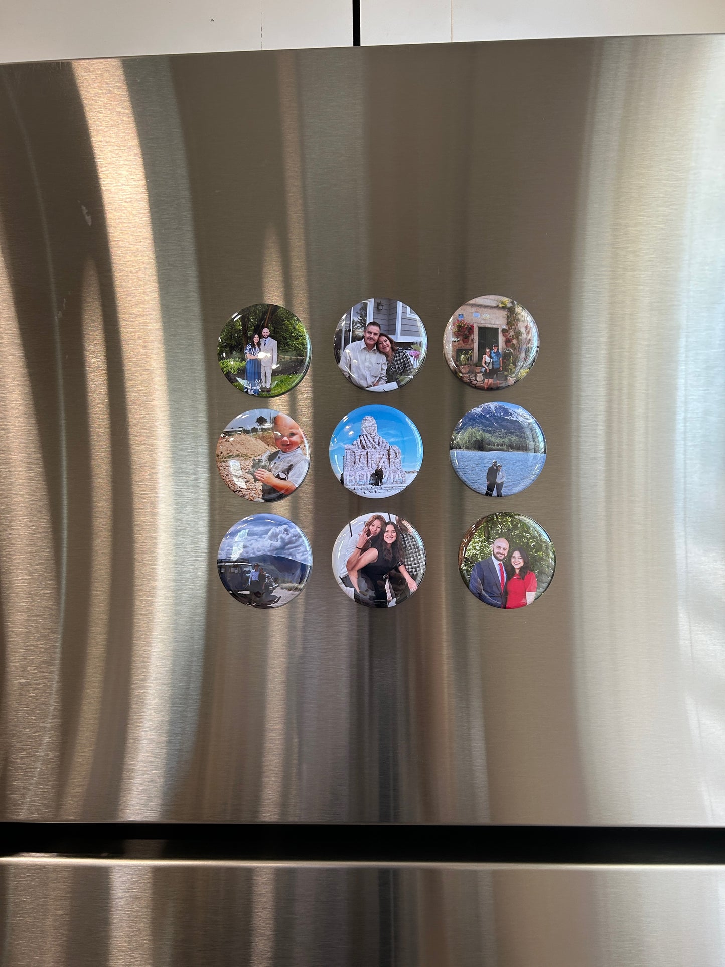 Custom Photo Round Magnets