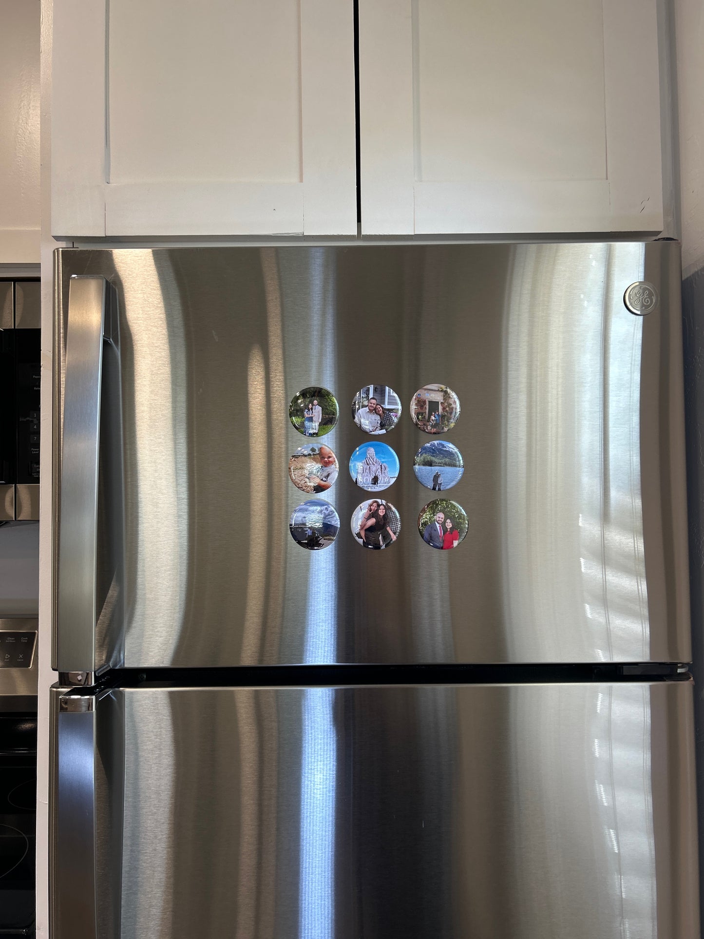 Custom Photo Round Magnets