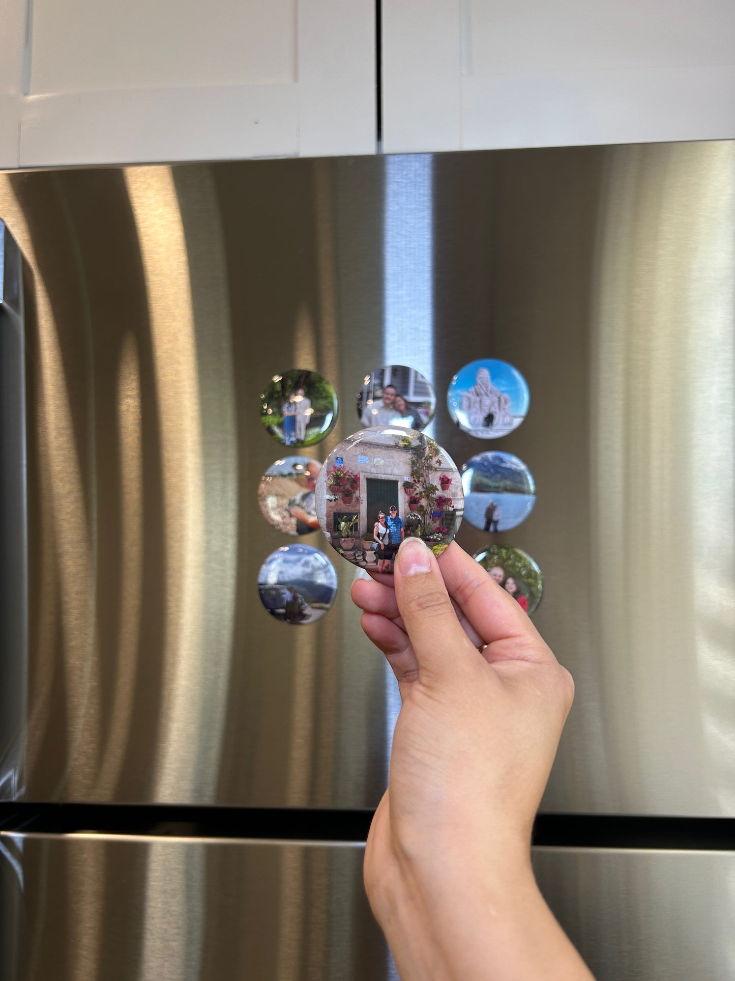 Custom Photo Round Magnets